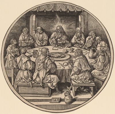 最后的晚餐 作者 Jacob Cornelisz van Oostsanen 在 Albrecht Dürer 之后