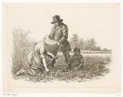 马铃薯收割机 研究版画 / Etudes gravées（系列标题） 作者 雅各布·恩斯特·马库斯
