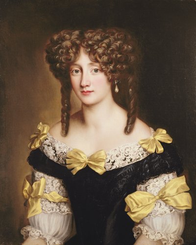 Hortense曼奇尼的肖像 作者 Jacob Ferdinand Voet