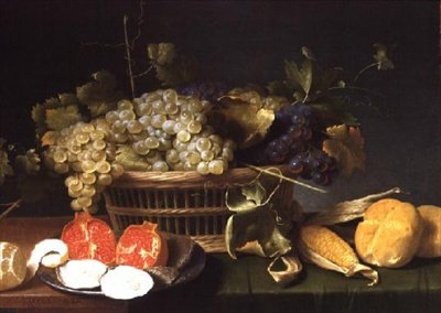 水果的静物 作者 雅各布·福彭斯·范·埃斯