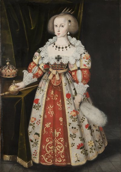 女王克里斯蒂娜小时候，c.1635-40 作者 雅各布·海因里希·埃尔布法斯