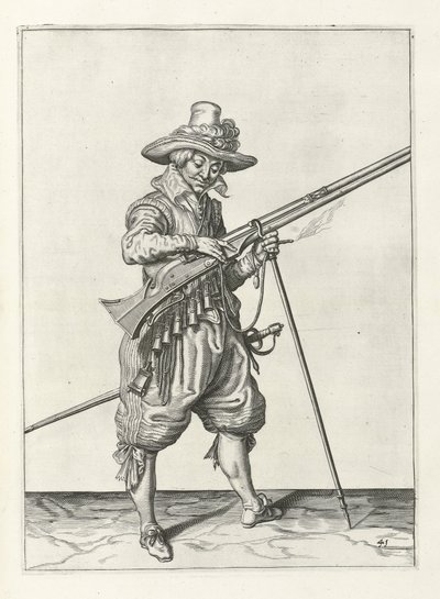 火枪手守卫，c.1600 作者 Jacob II de Gheyn
