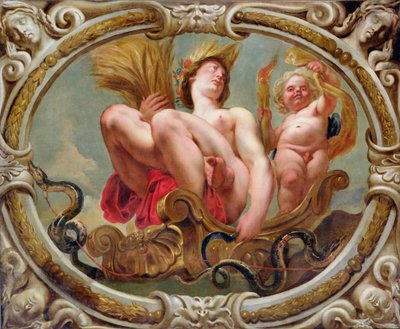 处女座，来自黄道带的迹象（另见196701至196710） 作者 Jacob Jordaens