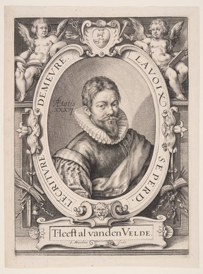 Jan van de Velde the Elder，哈勒姆书法家 作者 雅各布·马塔姆（Jacob Matham）