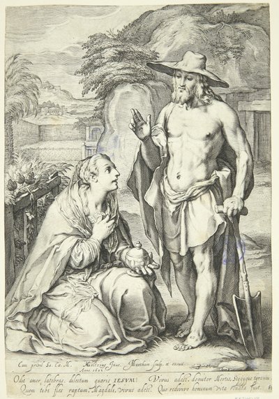 Noli me tangere 作者 雅各布·马塔姆（Jacob Matham）