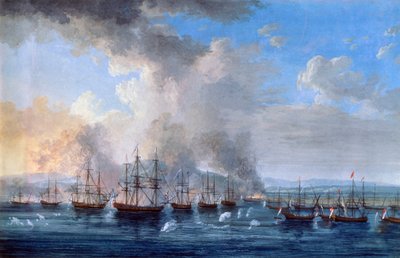 1770年达米埃塔城堡的俄土之战》，1770-1772。   作者 雅各布·菲利普·哈克特