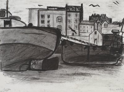 滕比，1994年（木炭纸上） 作者 雅各布·萨顿