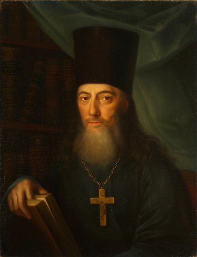 作家Ioann Ioannovich Krasovsky的肖像，1746-1811，1819年 作者 雅各布·扎莱斯基