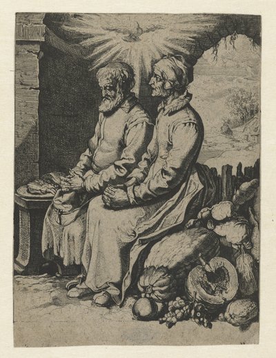 祈祷的老年夫妇
Vreedsamich paer 作者 Jacob de Gheyn (III) （归属于）