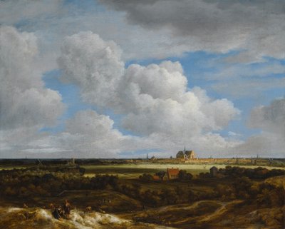 德语：Blick auf Haarlem 哈勒姆景色（Haerlempje） 作者 雅各布范瑞斯达尔