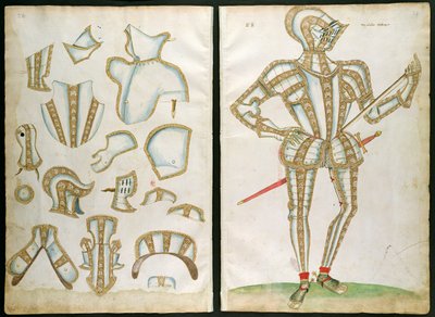 我的Lorde Skrope的盔甲套装，来自“An Elizabethan Armourer&39;s Album”，1589 作者 雅各布·海尔德（Jacobe Halder）