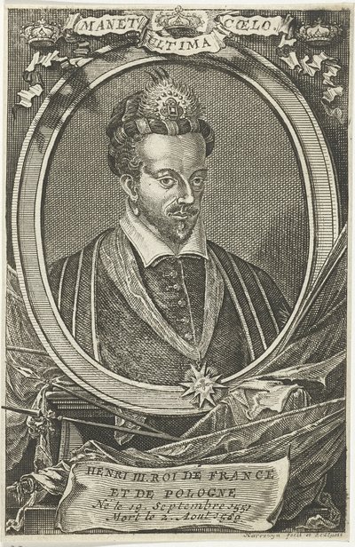 法国亨利三世、波兰国王和立陶宛大公的画像 作者 雅各布斯·哈雷维恩