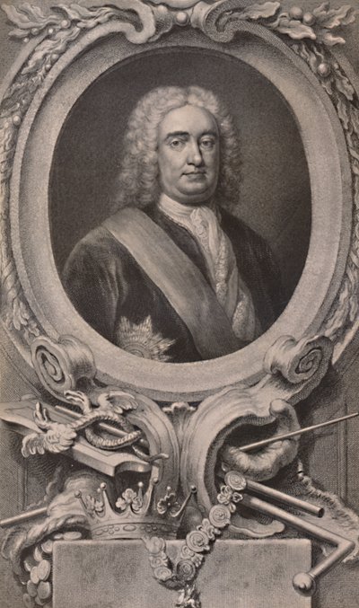 英国政治家兼总理罗伯特·沃尔波尔爵士，c1746年，1894年 作者 雅各布斯·霍布拉肯