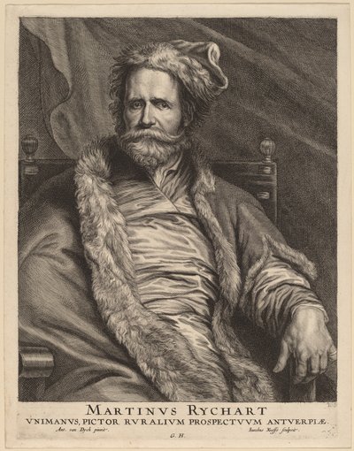 Martin Rijckaert 作者 雅各布斯·尼夫斯（Jacobus Neeffs），继安东尼·范戴克爵士之后