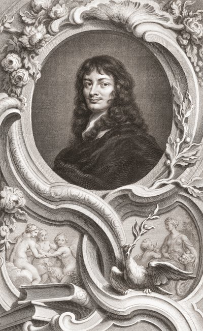 威廉-坦普尔爵士 作者 Jacobus 和 Vertue George Houbraken