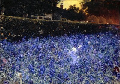 七月（"夏日奢华"），约 1890-1910 年（布面油画） 作者 Jacobus van Looy