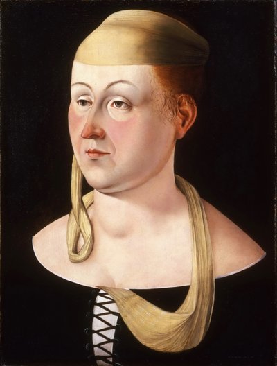 意大利文：Ritratto di donna 一位女士的肖像 作者 贾科梅托·韦内齐亚诺