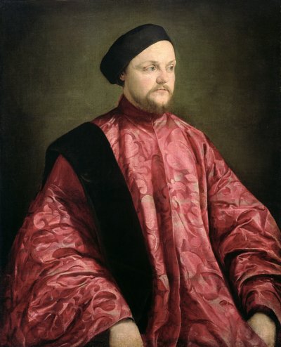 威尼斯参议员的肖像，1540年 作者 哈科波·巴萨诺（Jacopo Bassano）