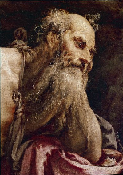 冥想中的圣杰罗姆 作者 哈科波·巴萨诺（Jacopo Bassano）
