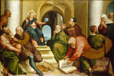 医生中的基督，1539年 作者 Jacopo Bassano il vecchio