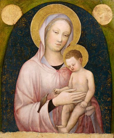 圣母与圣婴 作者 雅各布·贝里尼（Jacopo Bellini）