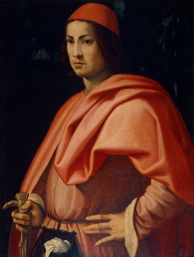 佛罗伦萨绅士肖像》，作者雅各布-达-庞托尔莫（Jacopo da Pontormo，1494-1557 年）。 作者 雅各布·蓬托尔莫