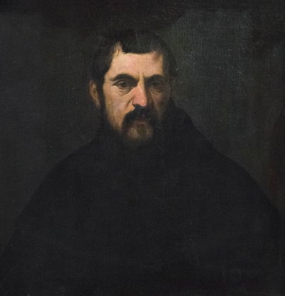 僧侣肖像 作者 雅各布·罗布斯蒂 (attr. to) Tintoretto