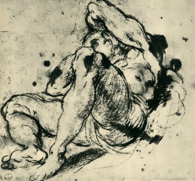 一个人的身影，十六世纪中叶，1943年。 作者 雅各布·罗布斯提·丁托列托