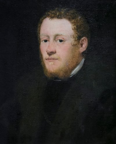 Portrait of a young man with red hair 作者 雅各布·罗布斯提·丁托列托