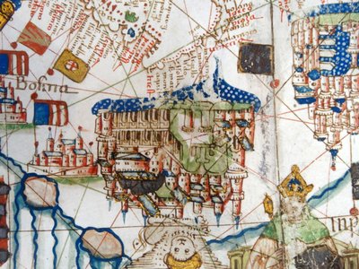 文艺复兴时期的欧洲地图，Jacopo Russo（后），1528年 作者 Jacopo Russo