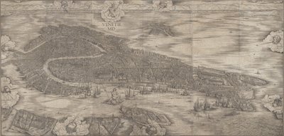 威尼斯风景 作者 Jacopo de Barbari