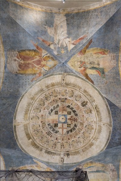 带有佛罗伦萨作为新的天国耶路撒冷圆形图像的拱顶（壁画） 作者 雅各布·迪西奥内