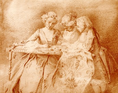 刺绣者 作者 雅克·安德烈·波蒂尔