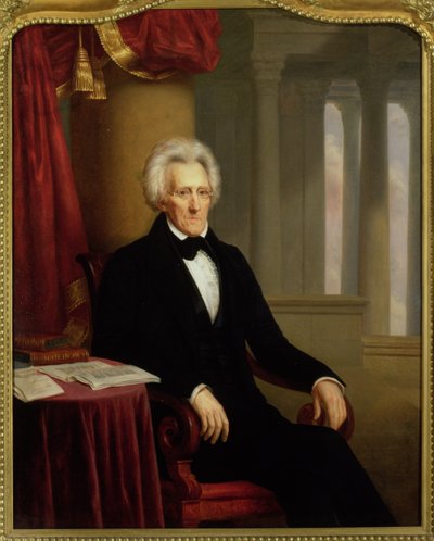 安德鲁杰克逊，c.1839-40 作者 雅克·阿曼斯