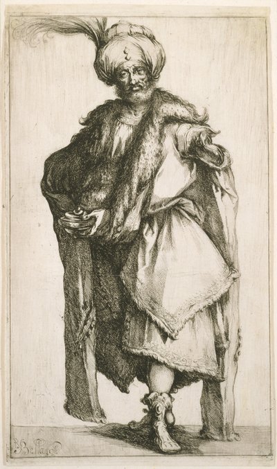 卡斯珀（Caspar），c.1610（蚀刻） 作者 雅克·贝兰芝