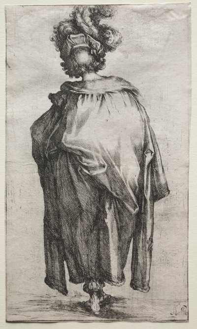 三贤士：Melchior，c。 1615。 作者 雅克·贝兰芝