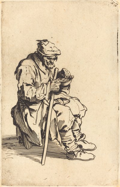 乞丐吃，c.1622 作者 雅克·卡洛