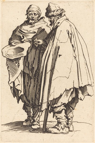 盲人乞丐和同伴 作者 Jacques Callot