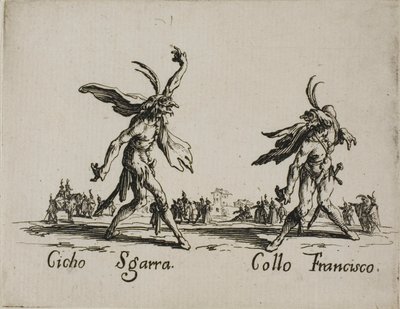 Cicho Sgarra - Collo Francisco，第 6 盘，来自 Balli di Sfessania 作者 雅克·卡洛