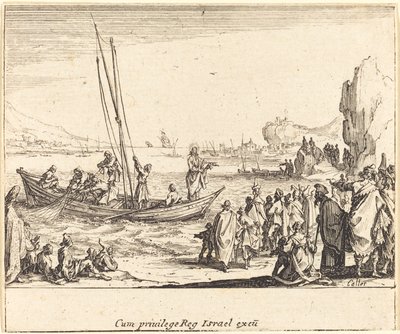 男人的费舍尔，1635年。 作者 雅克·卡洛