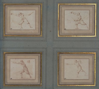 对击剑运动员的四项研究，1766-69 作者 雅克·卡洛