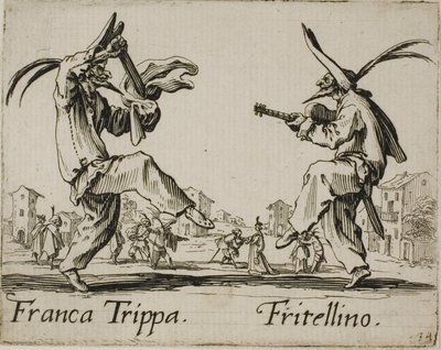 Franca Trippa - Fritellino，来自 Balli di Sfessania 的第 23 盘 作者 雅克·卡洛
