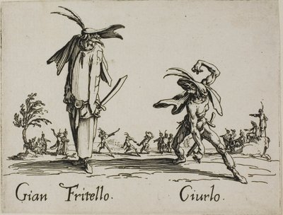 Gian Fritello - Ciurlo，来自 Balli di Sfessania 的第 7 盘 作者 雅克·卡洛