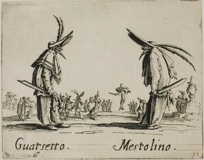 Guatsetto - Mestolino，Balli di Sfessania 第 5 版 作者 雅克·卡洛