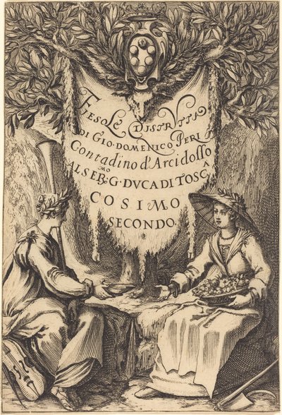 La belle jardiniere, 1619. 作者 雅克·卡洛