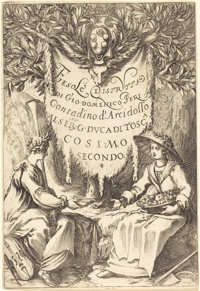 La belle jardiniere, 1619. 作者 雅克·卡洛