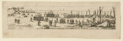 1630年，在拉罗谢尔被包围时登陆部队 作者 雅克·卡洛