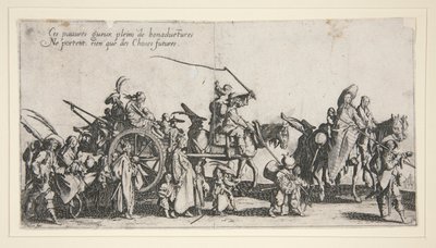 波西米亚在前进 作者 Jacques Callot
