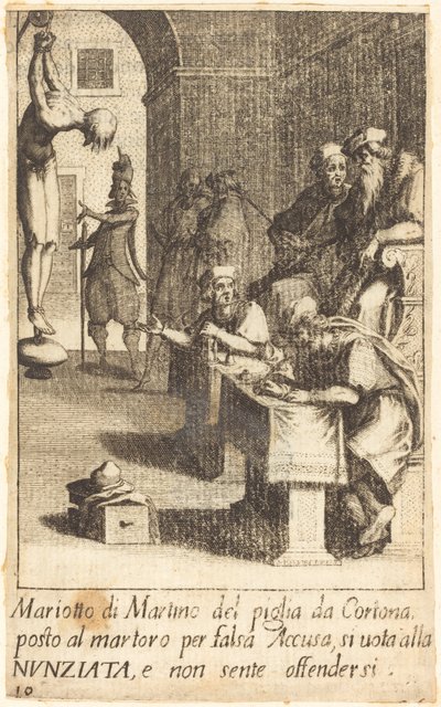 Mariotto di Martino, 1619年。 作者 雅克·卡洛
