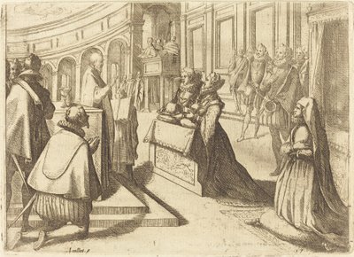 奥地利的玛格丽特和菲利普三世的婚姻 作者 Jacques Callot